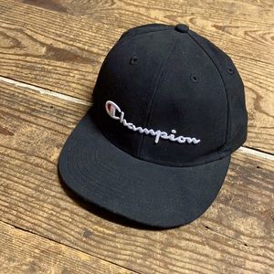 Black Champion hat